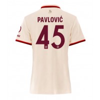 Dres Bayern Munich Aleksandar Pavlovic #45 Rezervni za Žensko 2024-25 Kratak Rukav